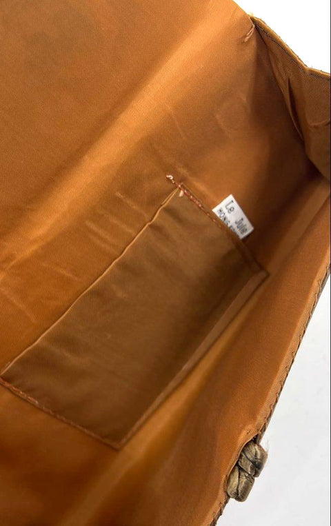 Vintage Mid Century Beaded Sequin Satin Evening Clutch Handbag Lot of 4