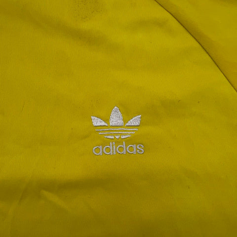 Adidas Men's Yellow Hu Holi Knit Tee T-Shirt Size M CW9102