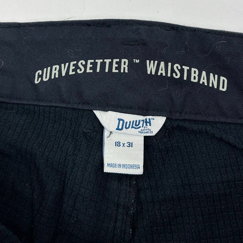 Duluth Black DuluthFlex Fire Hose Lined Cargo Pants Women's 18x31 NWT
