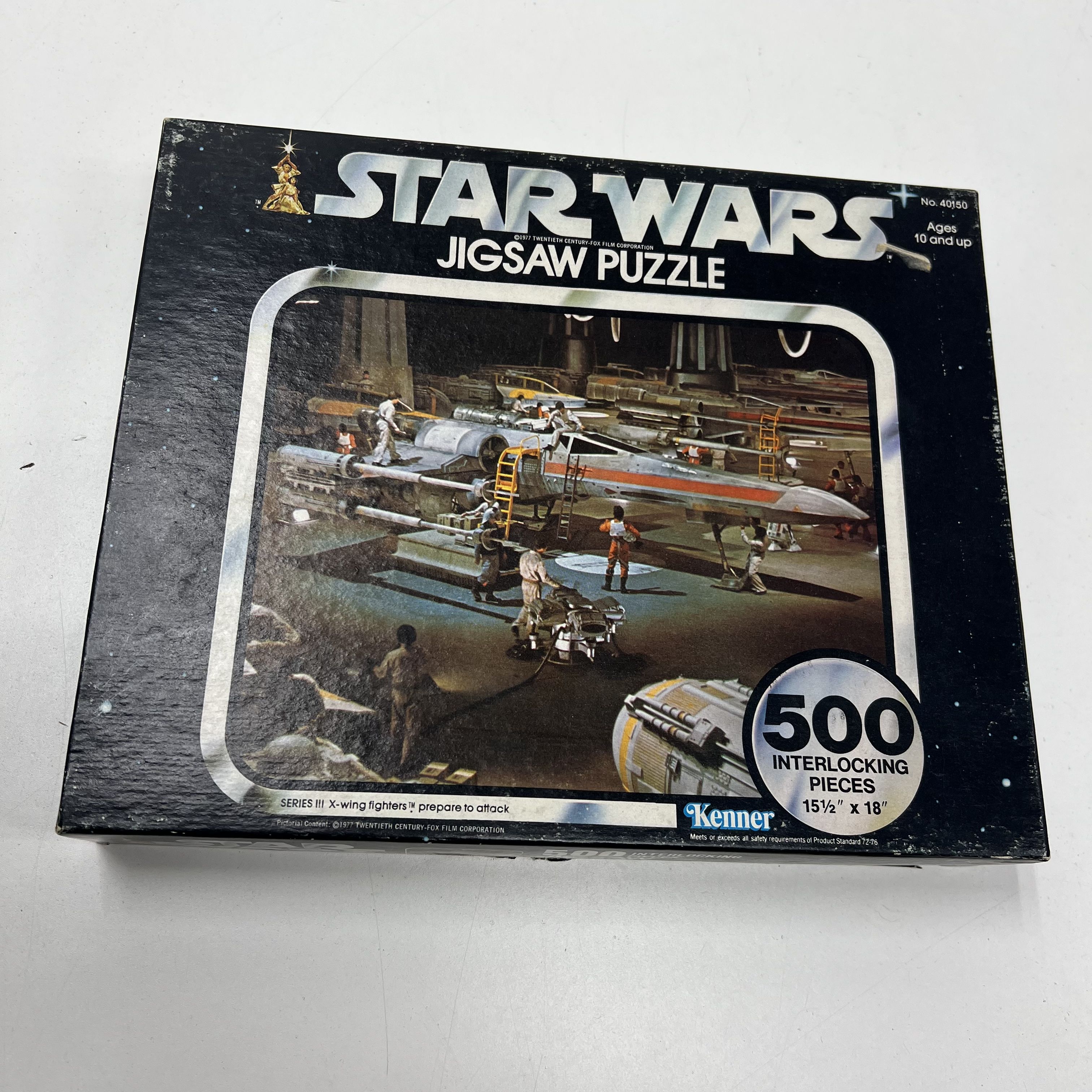 1977 Kenner Star Wars Jigsaw Puzzle X-Wing Fighters 500pc Vintage No. 40150