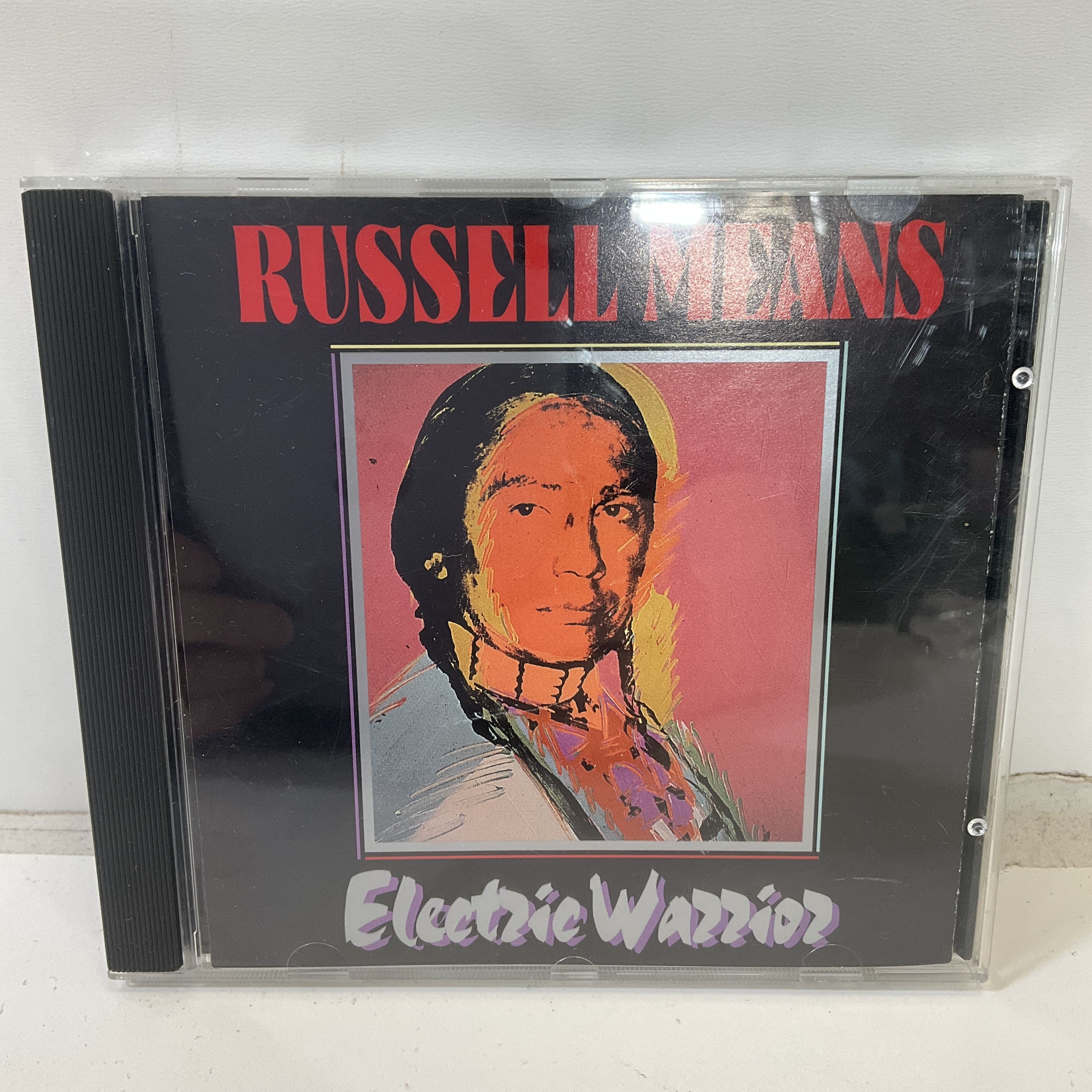 Russell Means Electric Warrior CD 1993 Warrior WAR-603