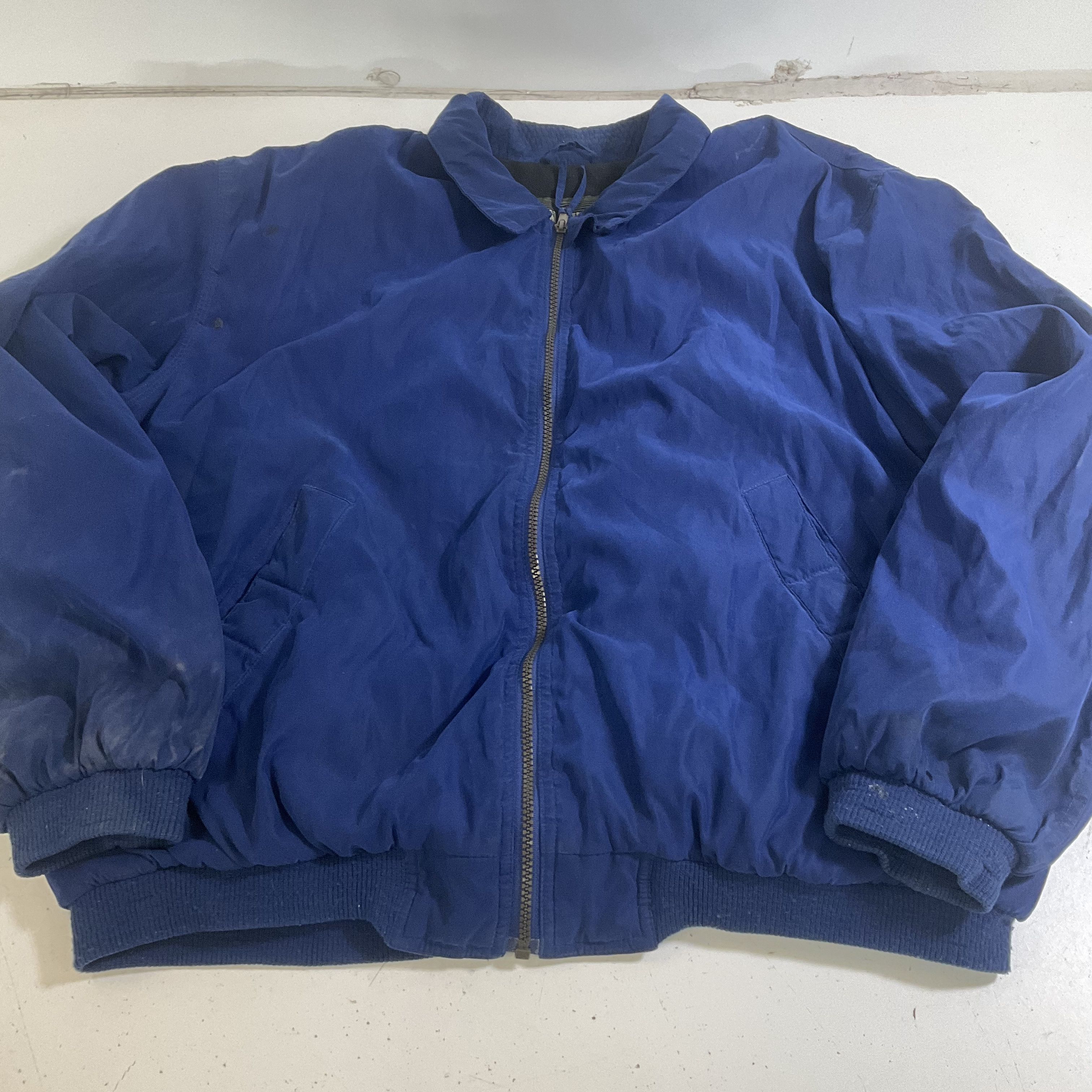 Urban Equipment Men's Blue Solid Microfibre Vintage Jacket Outerwear Size XL