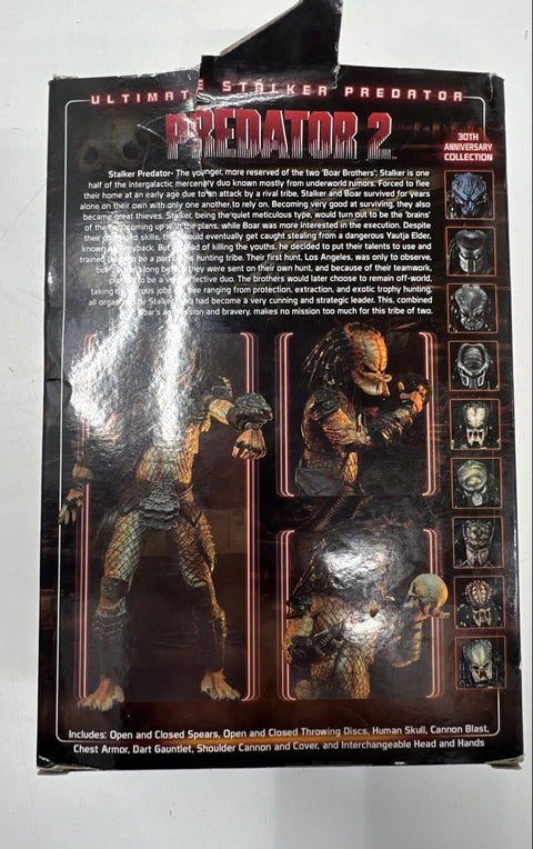 Ultimate Stalker Predator Figure Predator 2 30th Anniversary With Box