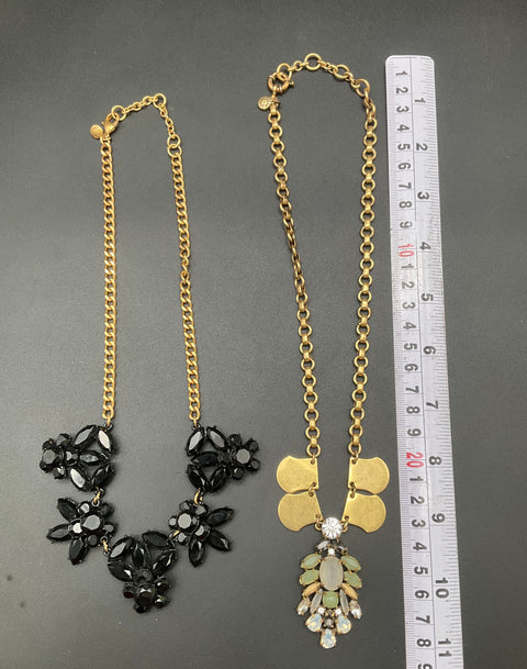 J. Crew Statement Costume Jewelry Lot of 9 Necklaces Earrings Bracelet