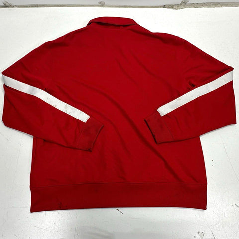 Lacoste Men's Red Stripe Sleeve Full Zip Regular Fit Track Jacket Size XXL