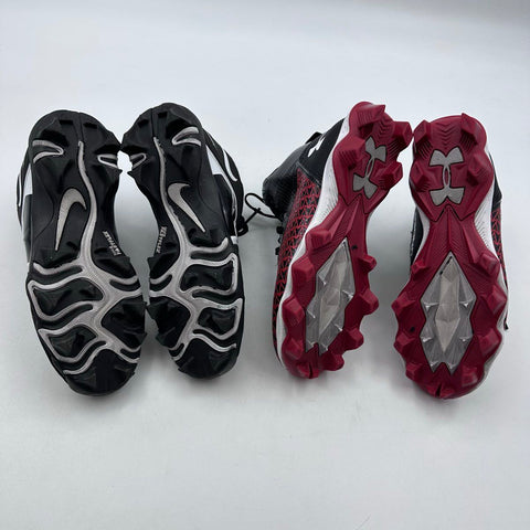 Nike Alpha & Under Armour Youth Athletic Field Cleats Lot Size 4Y 4.5Y