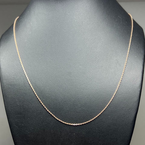 Kendra Scott 925 Sterling Silver Rose Gold Plate Chain Necklace 2.11g