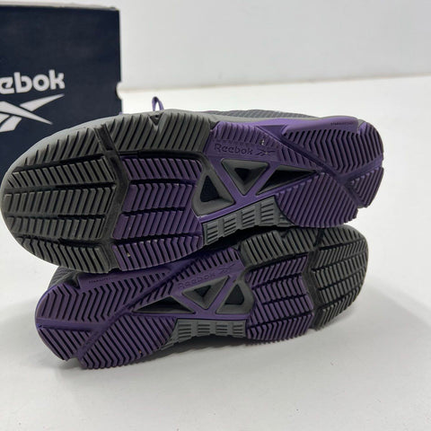 Reebok Speed TR Work RB451 Comp Toe Work Shoes Grey Purple Women's Size 6W DS