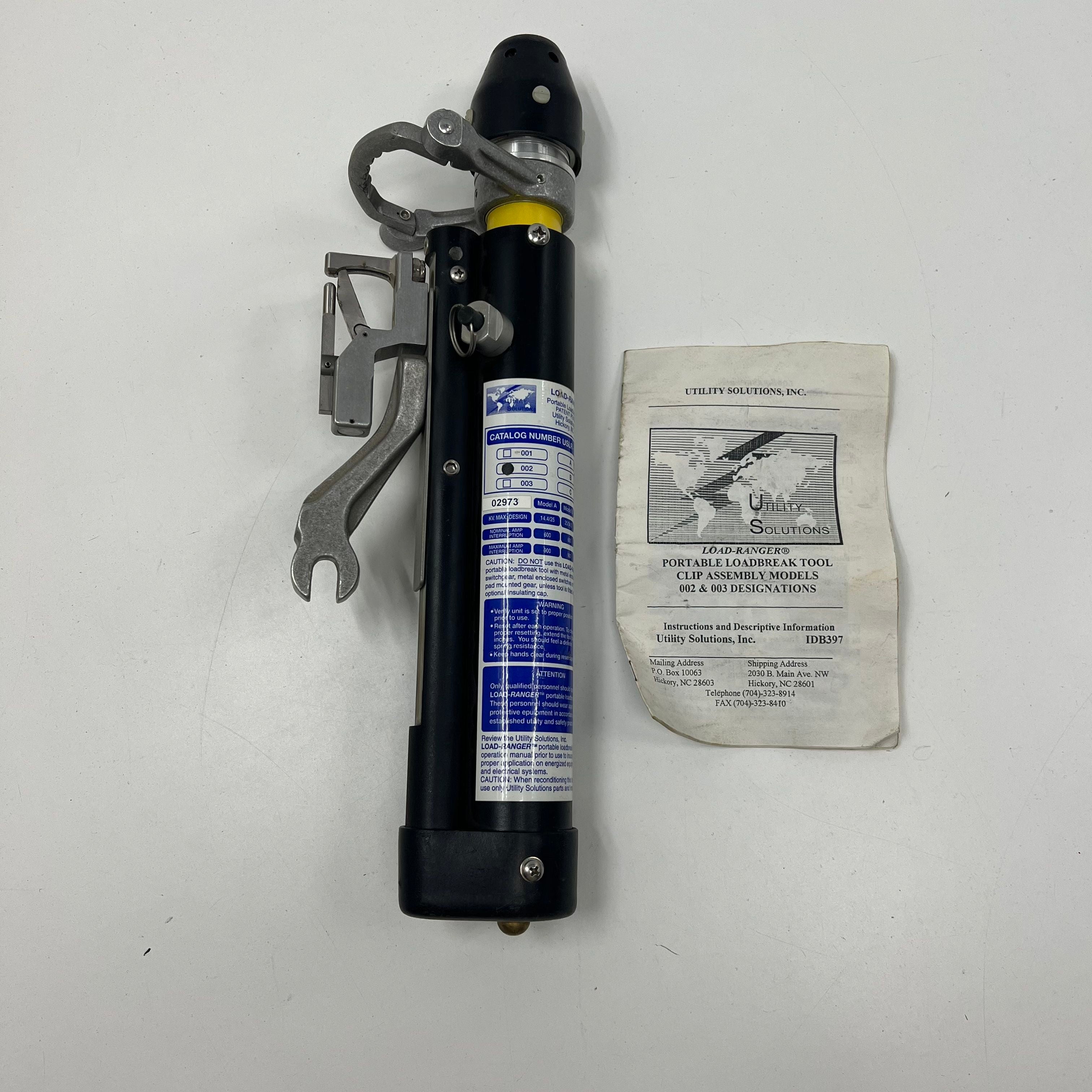 Utility Solutions LOAD RANGER USLR 002A Portable Load Break Tool 14.4/25kV 900A