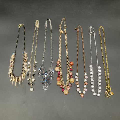 Ann Taylor Loft Fashion Jewelry Lot 7 Contemporary Necklaces Statement Beaded