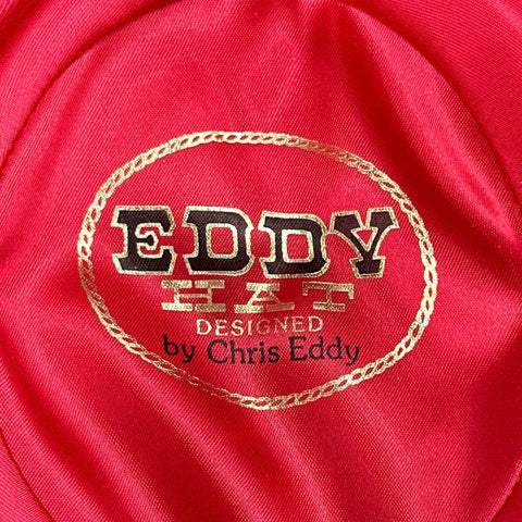 Vintage Eddy Bros 100% Wool Bolero Hat Chris Eddy Made in USA Sz Small