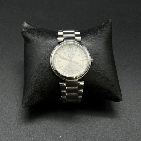 Invicta Angel 0551 Stainless Steel Women's Watch Silver Dial Roman Numerals