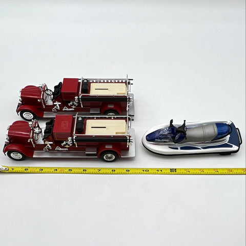 Ertl Collectibles Diecast Vehicle Lot 3 Vehicles Fire Trucks Polaris Jet Ski