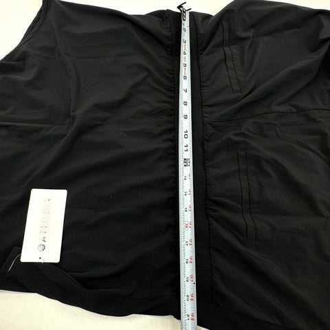Athleta Women's Brooklyn Jumpsuit Black Featherweight Stretch Ankle NWT Sz 24
