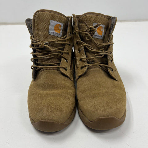 Carhartt Force 5 FA5016-M Coyote Brown Suede Soft Toe Work Boots Size 10