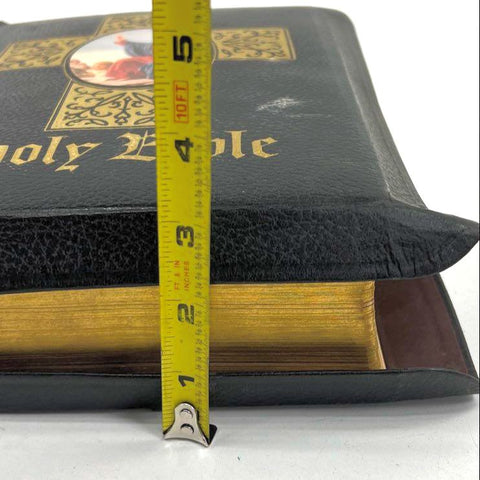 Vintage 1961 Consolidated Black Golden Rule Edition Holy Bible KJV