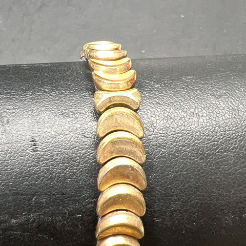 Vintage 10K Rolled Gold Plate Bezel Clinton Ladies Watch Ticking
