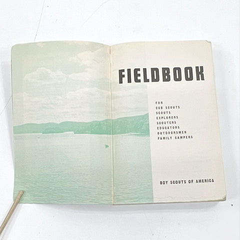 Vintage 1983 Boy Scouts of America Fieldbook Second Edition BSA Scouting Manual
