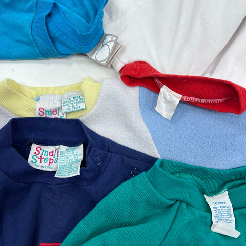 Vintage 80s 90s Kids Clothing Lot Small Steps Ocean Pacific Single Stitch 18MOS