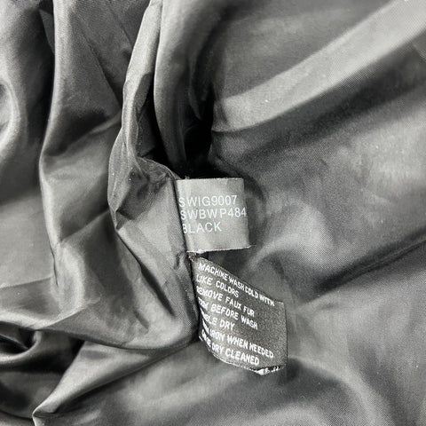 Vintage Y2K Sean John Women's Black Hooded Puffer Jacket Full Zip Sz 1X