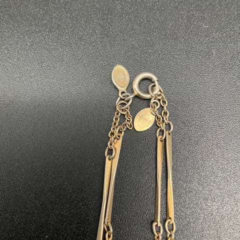 Vintage Avon Faberge Style Egg Pendant Necklaces Set of 2 Gold Tone Enamel