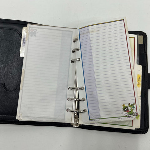 1995 Looney Tunes Personal Organizer Bugs Bunny Marvin The Martian Vintage