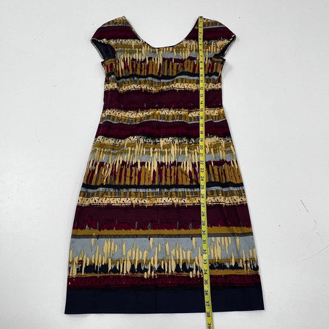 Pendleton Women's Dress Lot Sz 6 6P Floral Cotton Silk Abstract Cotton Spandex