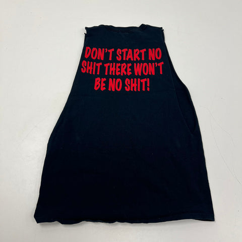 Sons of Silence MC Biker T-Shirt Cut Off Don't Start No Shit Gildan Sz M