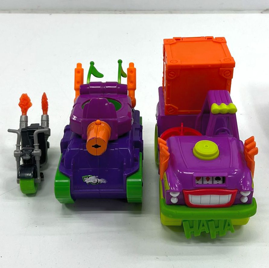 Fisher Price Imaginext DC Joker Laff Factory Lot Batman Spider-Man Figures