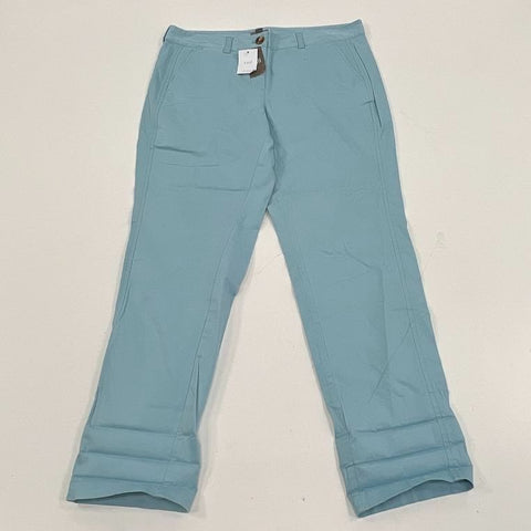 NWT J.Jill Sea Glass Stretch Cuffed Hem Cropped Chino Pants Women's 12P