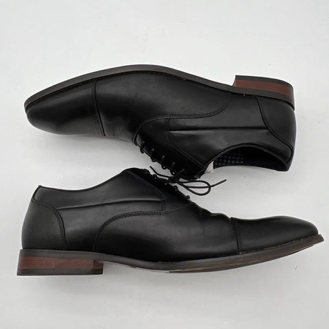Stacy Adams Kallu Black Men's Cap Toe Oxford Dress Shoes Size 12W