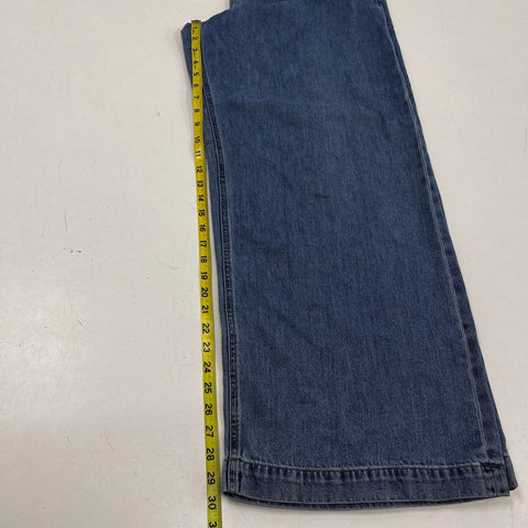 Scotch & Soda Women's Blue Flatiron Wide Leg High Rise Jeans NWT Sz 32