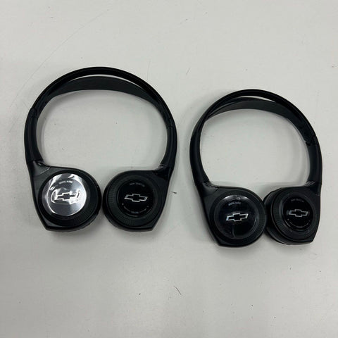 Lot of 2 Chevrolet OEM Digital Audio Wireless Headphones For Car Entertainment