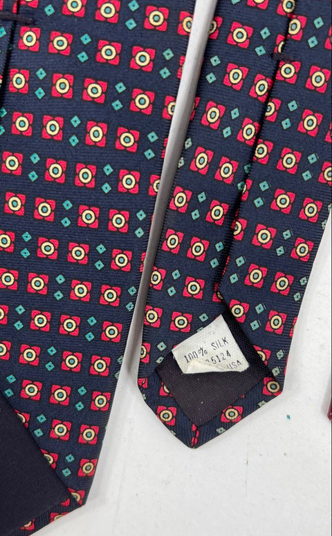 Lot of 10 Vintage Neck Ties The Beatles Oscar de la Renta Calvin Klein Silk