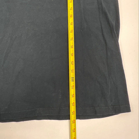 Anvil Vintage Y2K Operation Enduring Freedom Signed T-Shirt Black Graphic Map L