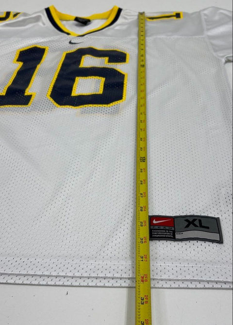 Nike Team Vintage Y2K Michigan Wolverines #16 Football Jersey Mens XL