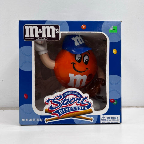 M&M's Limited Edition Sport Dispenser Baseball Orange Character Series 2 IOB