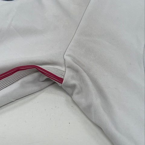 Adidas Real Madrid Men's Ronaldo #7 Long Sleeve Soccer Jersey White Sz M