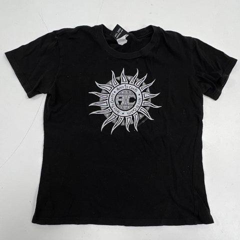 Vintage 2005 Alice in Chains Sun Logo Grunge Rock Band Baby Tee Impact Merch