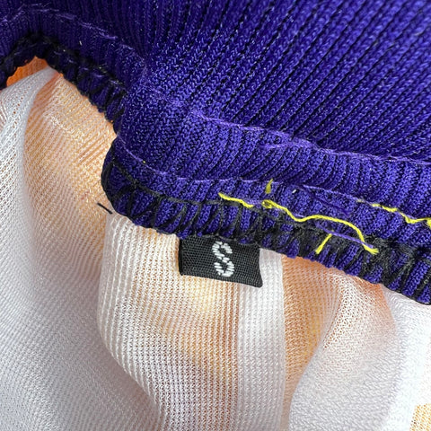 Unbranded Black Mamba Lakers Tribute Mesh Basketball Shorts Yellow Purple Men's