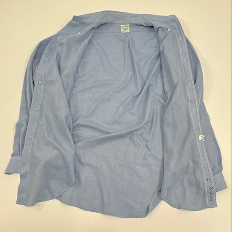 Vintage 70s Brooks Brothers Brookswear Oxford Button Down Shirt Sz M