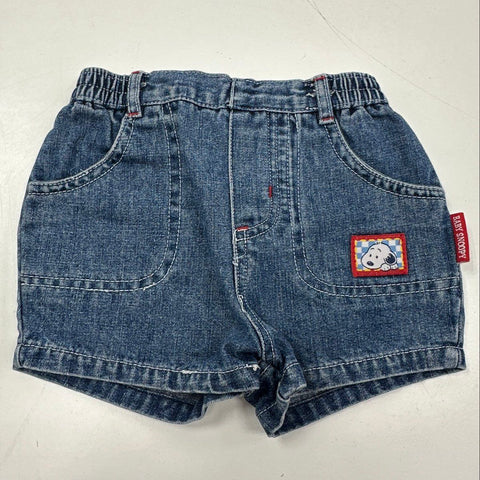 Vintage 80s Snoopy Peanuts Kids Clothing Lot Romper Shorts Pants USA Sz 3-12M