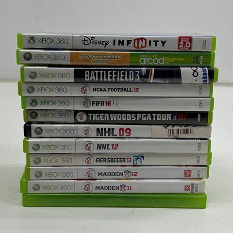 NCAA Football 12 Battlefield Fight Night Champion Xbox 360 12 Game Lot