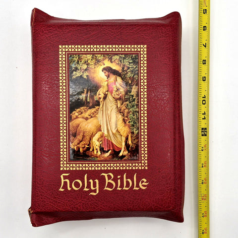 Consolidated Vintage Holy Bible Good Leader Edition KJV Illustrated 1956