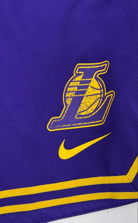 Nike Men's Purple NBA Los Angeles Lakers 75th Anniversary Dri-FIT Shorts Size L