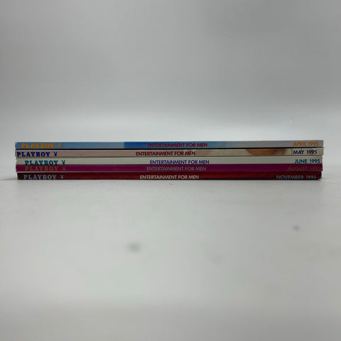 Playboy Magazine Lot 1995 Nancy Sinatra Tahnee Welch 5 Issues See Photos