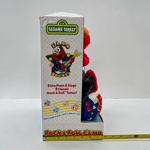 Sesame Street Rock and Roll Elmo Fisher-Price Vintage Plush Musical Toy NIB