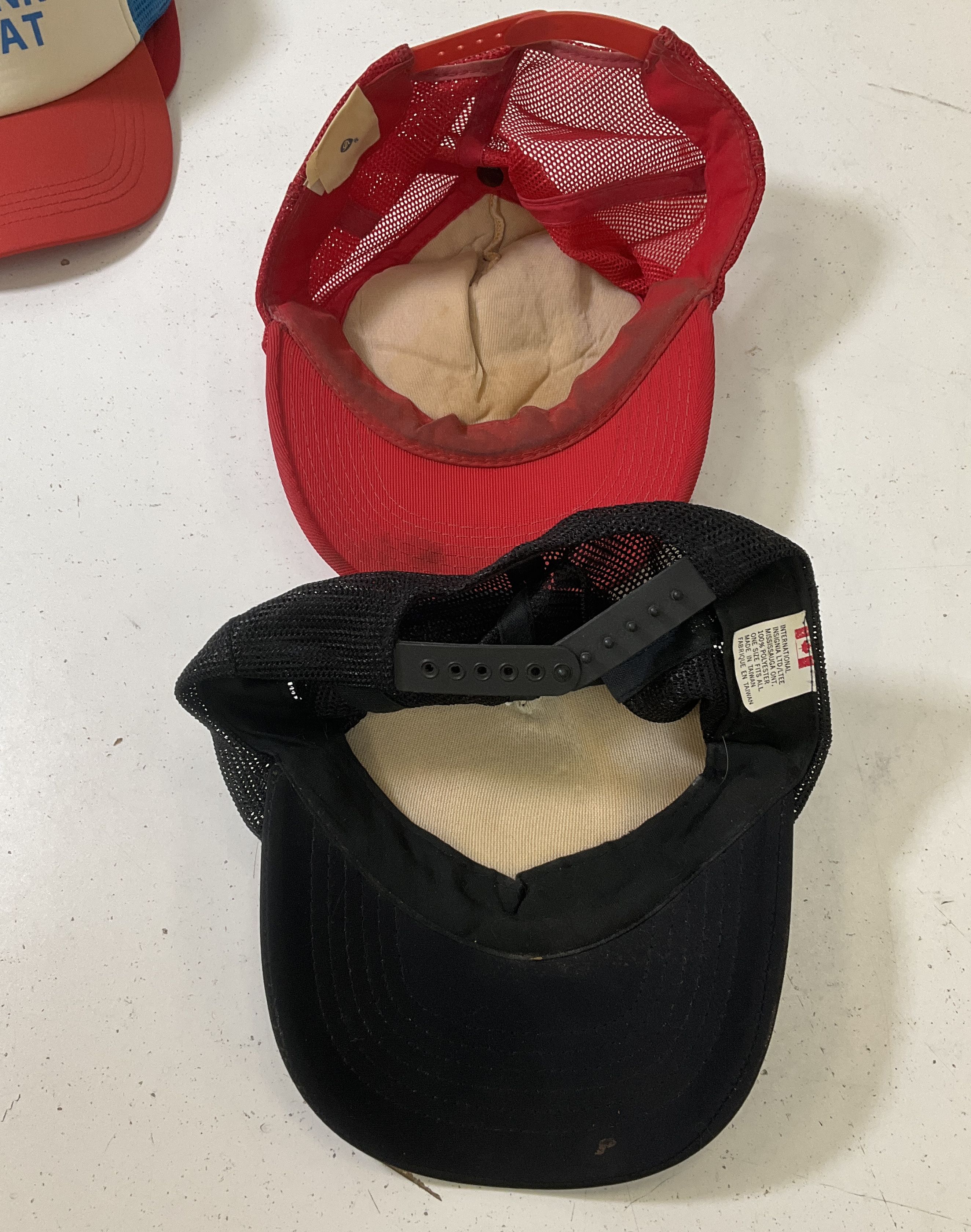 Vintage 80s Trucker Hat Lot 6 Toyota Canada Novelty Beer Snapback Stained