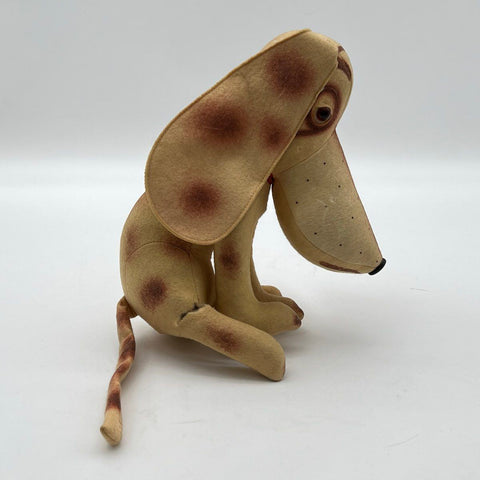 Vintage MIT Collegiate Souvenir Plush Dog Felt Fabric Long Ears 10 Inch