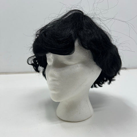 Totally Ghoul Black Wavy Wig CUT SHORT Bob Style Costume Halloween One Size
